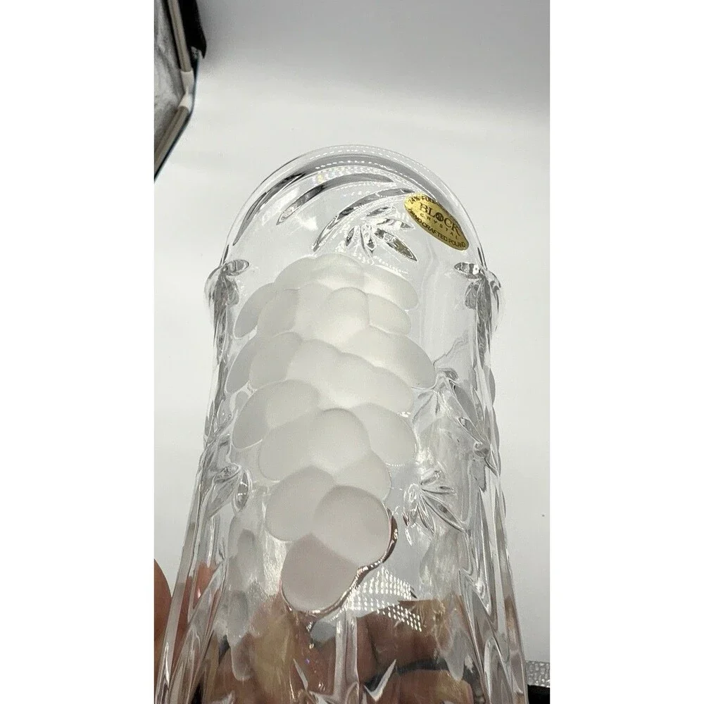 Block Lead Crystal Tuscan Frosted Grapes Savannah 10